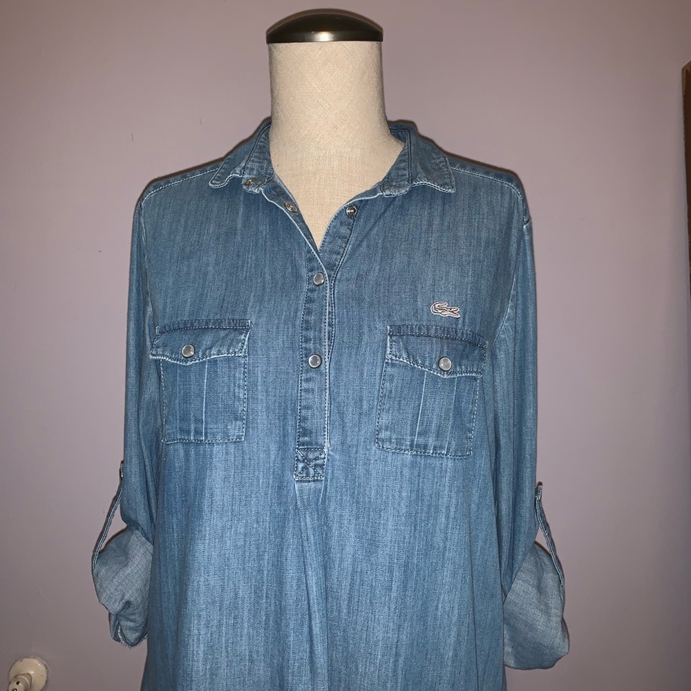 Lacoste denim dress